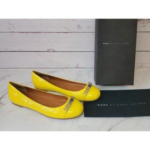Marc by Marc Jacobs Patent Leather Ballet Flats PATENT LEMON